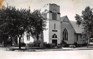 First Street Church Real Photo Alexandria,  MN