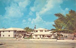 Riviera Beach Florida Blossom Lane Motel Apts Vintage Postcard K92422