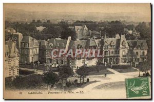 Old Postcard Panorama Cabourg and Villas