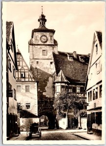 Rothenburg /Tauber Weiber Turm Germany Real Photo RPPC Postcard