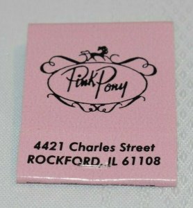 Pink Pony Rockford Illinois 20 Strike Matchbook