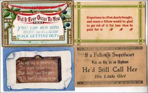 4 - Old Cards with Verses