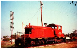 Tulsa-Sapulpa Union RY EMD SW-1 Train #101 Engine Terminal Oklahoma Postcard   