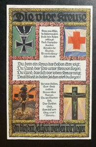 Mint Germany PPC Picture Postcard The Four Crosses