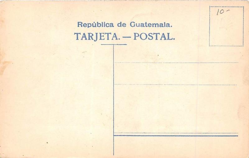 Philatelic Stamp Collecting POSTCARD Embossed c'10 Zieher No.36 GUATEMALA M23