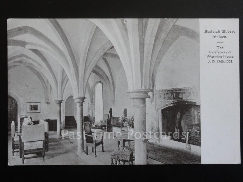 Essex: Beeleigh Abbey, Maldon UB c1903 The Calefactory or Warming House AD 1200