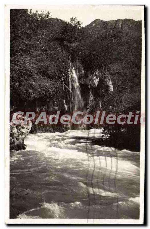 Old Postcard SAINT-ETIENNE-DE-TINEE waterfall Cartel