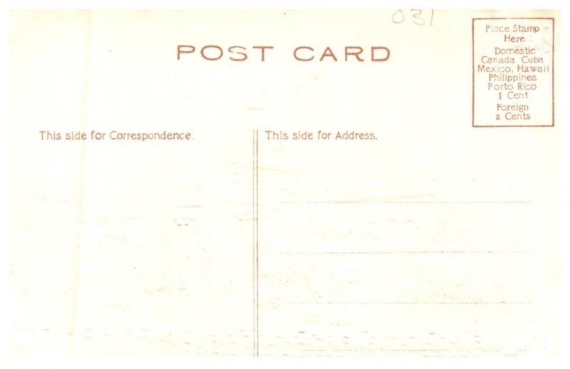 New Mexico Santa Fe, State Capitol , Gold Embossed