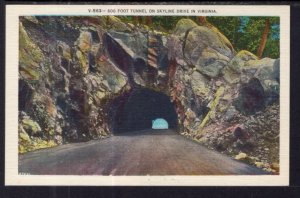 600 Foot Tunnel on Skyline Drive,VA