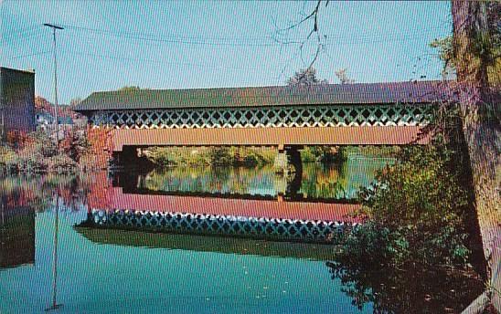 This Covered Bridge Over The Ashuelot River At West Swanzey London New Hampshire