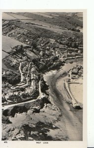 Cornwall Postcard - Aerial View of West Looe - Ref 14663A