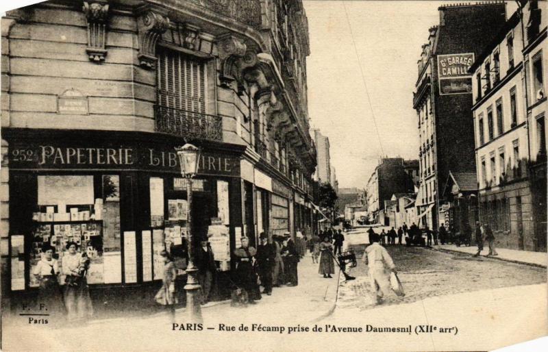 CPA Paris 12e Rue de Fécamp prise de l'Avenue Daumesnil F. Fleury (478922)