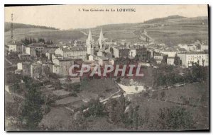 Old Postcard Vue Generale of Louvesc