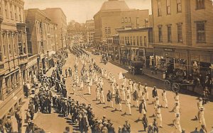 Glendale CA Melo Drive Storefronts Parade Dora Bros. Store Real Photo Postcard