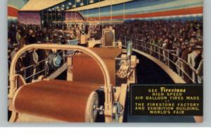 1933 CHICAGO WORLD'S FAIR Firestone Machinery Old PC