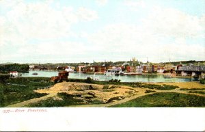 Maine Portland River View Panorama