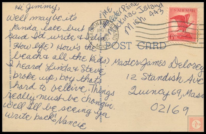 Mackinac Island Harbor by Moonlight