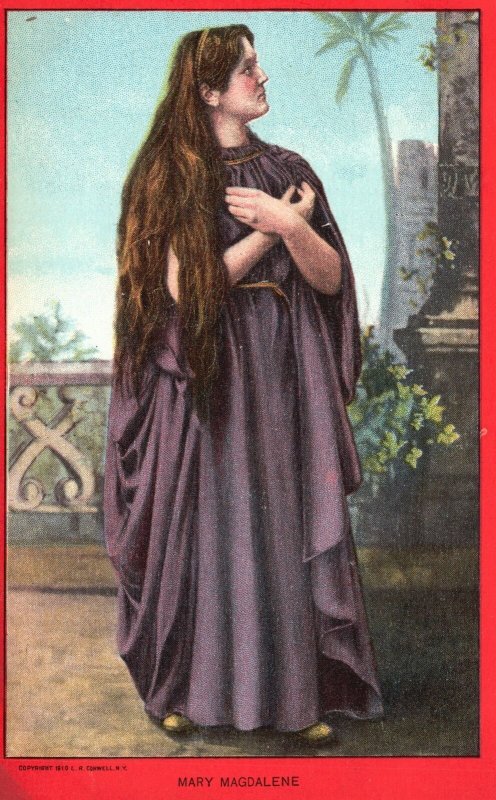 Vintage Postcard 1910's Mary Magdalene Passion Play Ober-Ammergau Religious