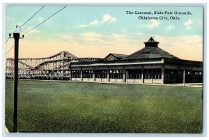 c1910's The Carousal State Fair Grounds Oklahoma City Oklahoma OK Postcard