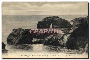 Postcard Old Zion Pres Croix De Vie La Roche Percee View From Cliffs