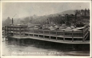 SPRINGFIELD VT Fellows Gear Shaper Co FACTORY REAL PHOTO RPPC Old PC