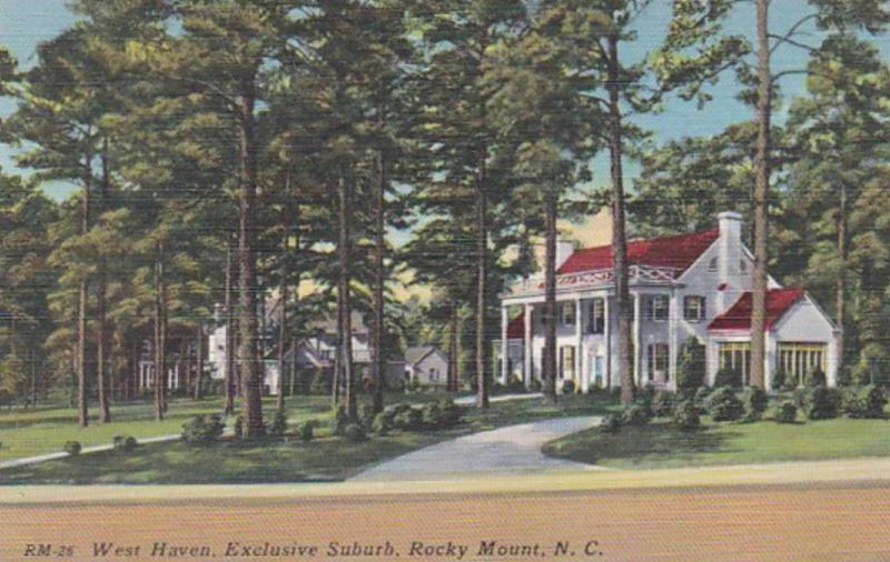 North Carolina Rocky Mount Exclusive Suburb West Haven