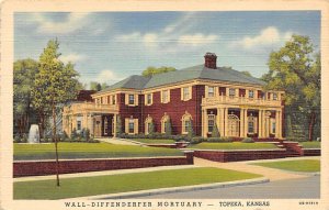 Wall-Diffenderfer Mortuary Topeka, Kansas, USA Funeral Home Unused 