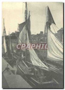 Modern Postcard The port of Honfleur at low tide to 1920 1930