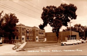 Minnesota Freeborn Public School Real Photo