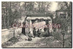 Postcard Old Wood Clamart Meudon Gate Fleury