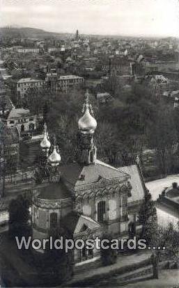 Blick Vom Hochzeitsturm Darmstadt Germany 1960 