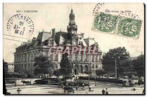Postcard Limoges Old City Hall