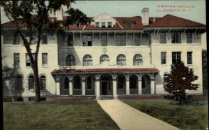 Elizabeth New Jersey NJ Orphan Asylum Orphanage c1910 Vintage Postcard