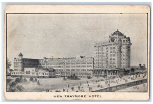 c1910 New Traymore Hotel Atlantic City New Jersey NJ Antique Unposted Postcard 