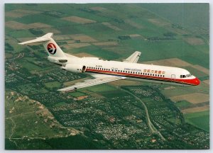 Aviation Postcard China Eastern Airlines Fokker 100 B-2231 In Flight EZ11