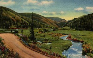 New Mexico Entering The Red River Valley 1945Curteich