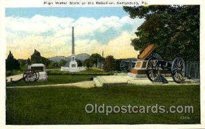 High Water Mark, Rebellion Gettysburg, PA, USA Unused 