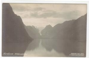 Oldenvandet Nordfjord Norway RPPC Real Photo postcard