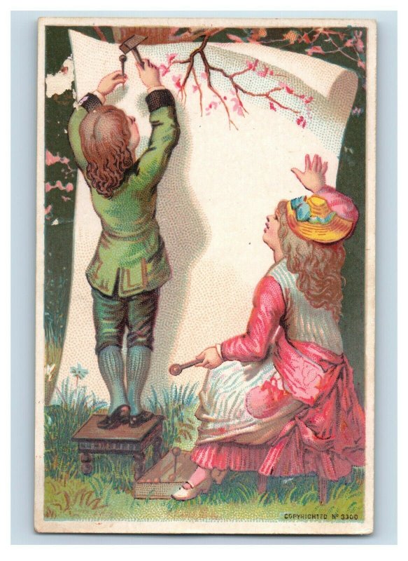 1880s-90s Victorian Trade Cards Adorable Children Doll Rooster Lot Of 6 P208