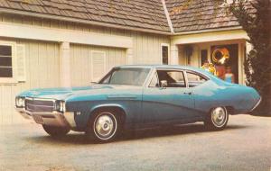 1969 Buick Special Deluxe Coupe Early Auto Car Vintage Postcard K77632