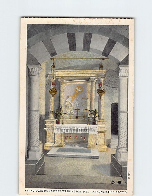 Postcard Annunciation Grotto, Franciscan Monastery, Washington, D. C.