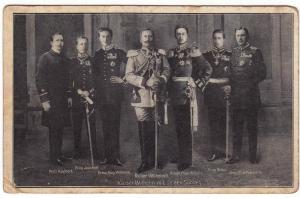 Kaiser Wilheim mit seinen Sohnen