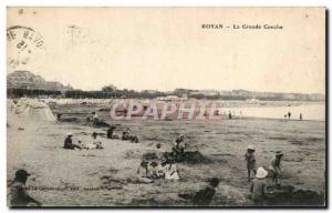 Old Postcard Royan La Grande Conche Children