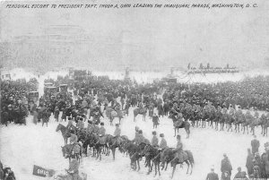 J16/ Washington D.C. Postcard c1909 Inauguration Parade President Taft 178