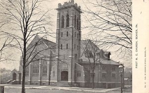 First M E Church Beaver, Pennsylvania PA