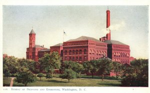 Vintage Postcard Bureau Of Printing & Engraving Federal Government Washington DC