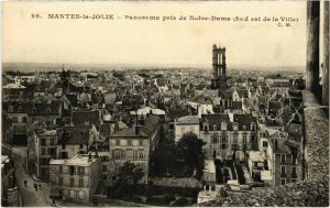 CPA MANTES-la-JOLIE Panorama pris de Notre-Dame (Sud est de la Ville) (103015)