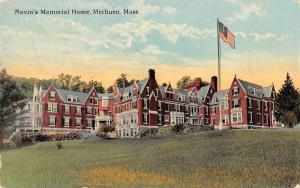 Methuen Massachusetts view of Nevin's Memorial Home antique pc Z23899