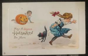 1916 Ohio Usa Picture Postcard PPC Cover May A Joyous Halloween Be Yours