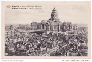 Belgium Brussells Bruxelles Panoramaic Palace Of Justice Panorama